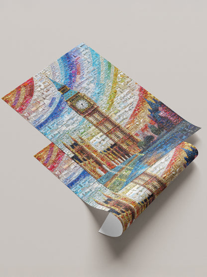 Stunning London Mosaic Artwork Featuring Iconic Landmarks and Vibrant Colors AtelierMosaics