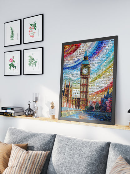 Stunning London Mosaic Artwork Featuring Iconic Landmarks and Vibrant Colors AtelierMosaics
