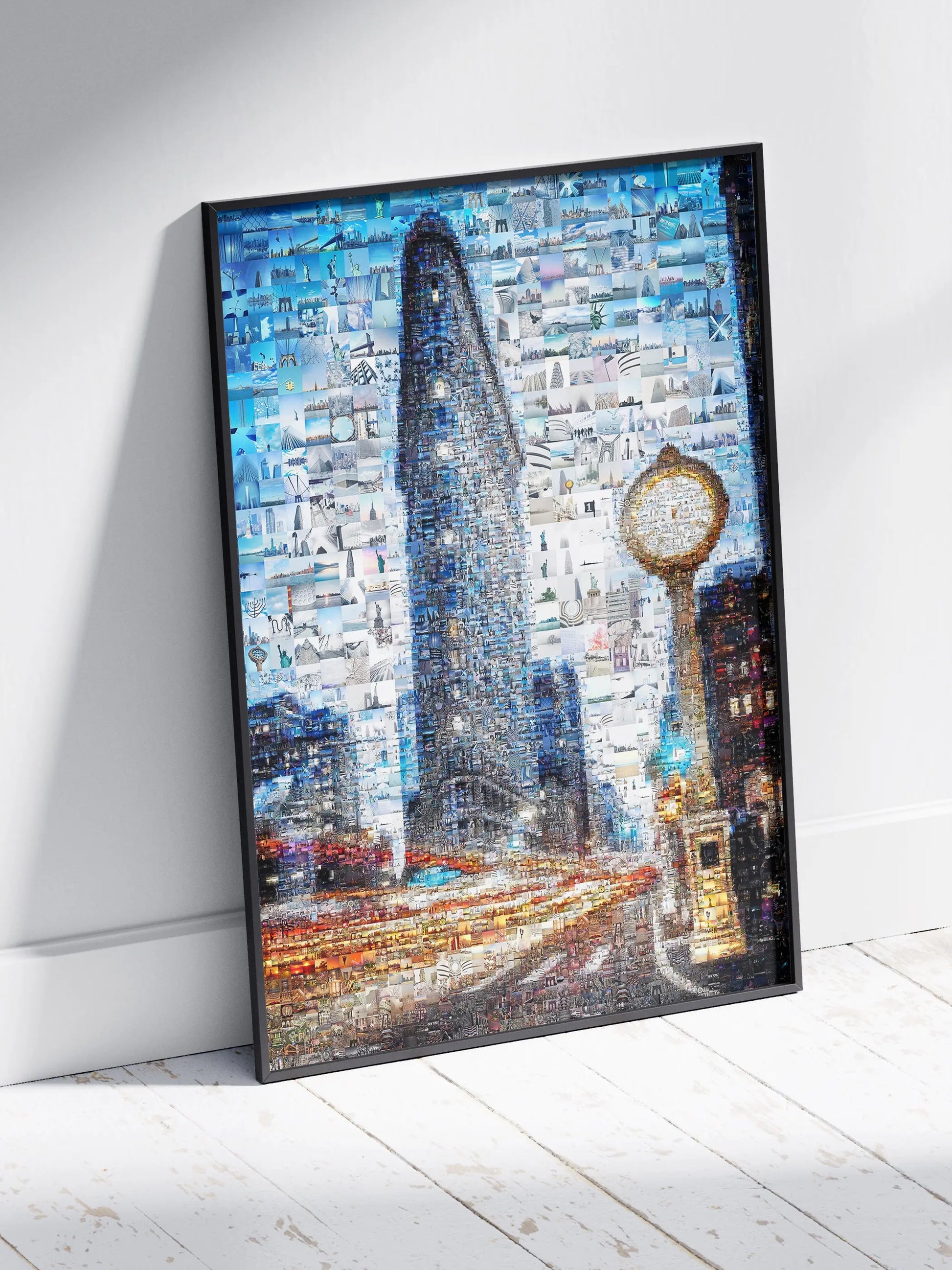Stunning Mosaic Artwork of Iconic Cityscape - Unique Home Decor for Art Lovers AtelierMosaics