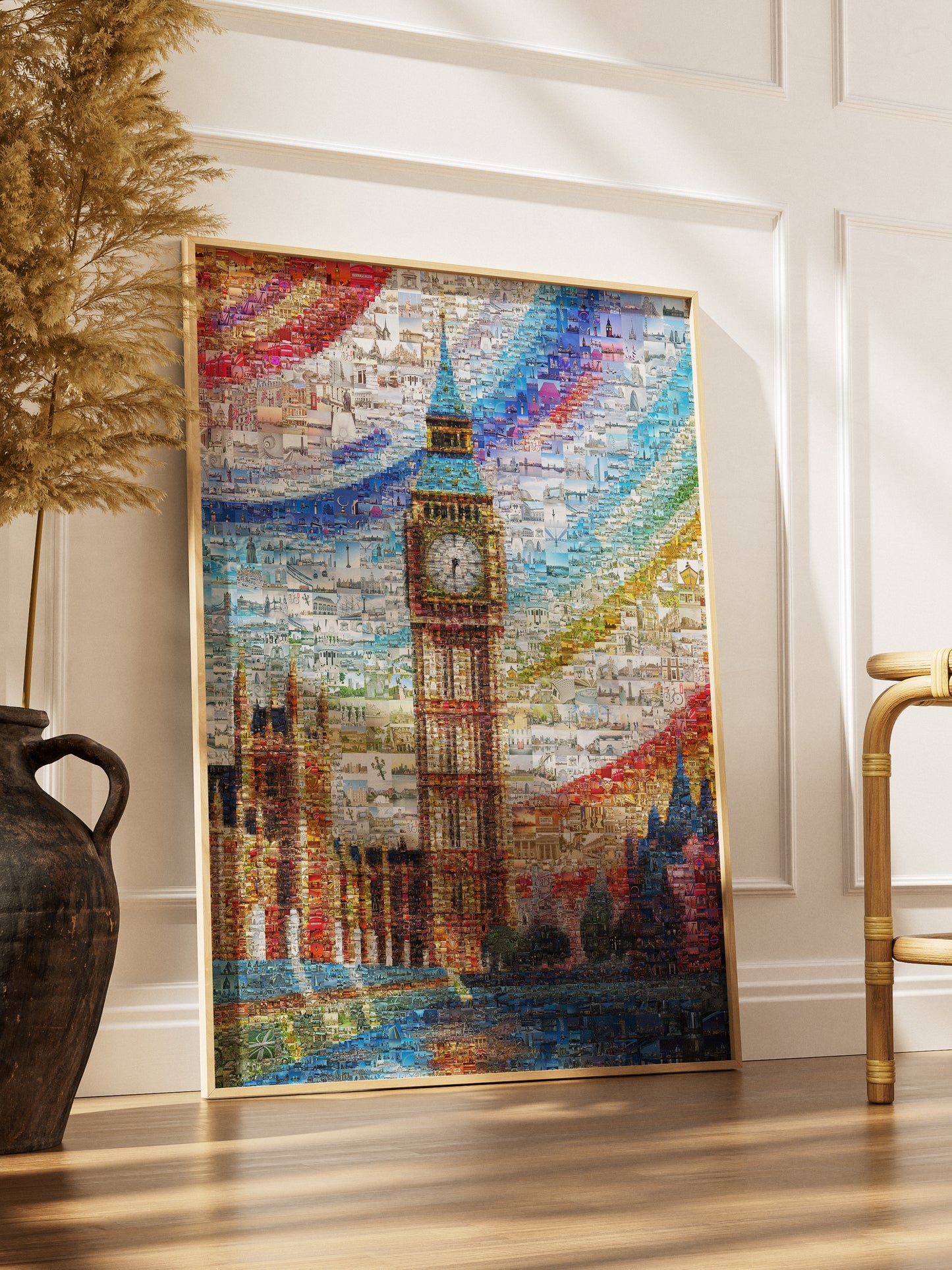 Stunning London Mosaic Artwork Featuring Iconic Landmarks and Vibrant Colors AtelierMosaics