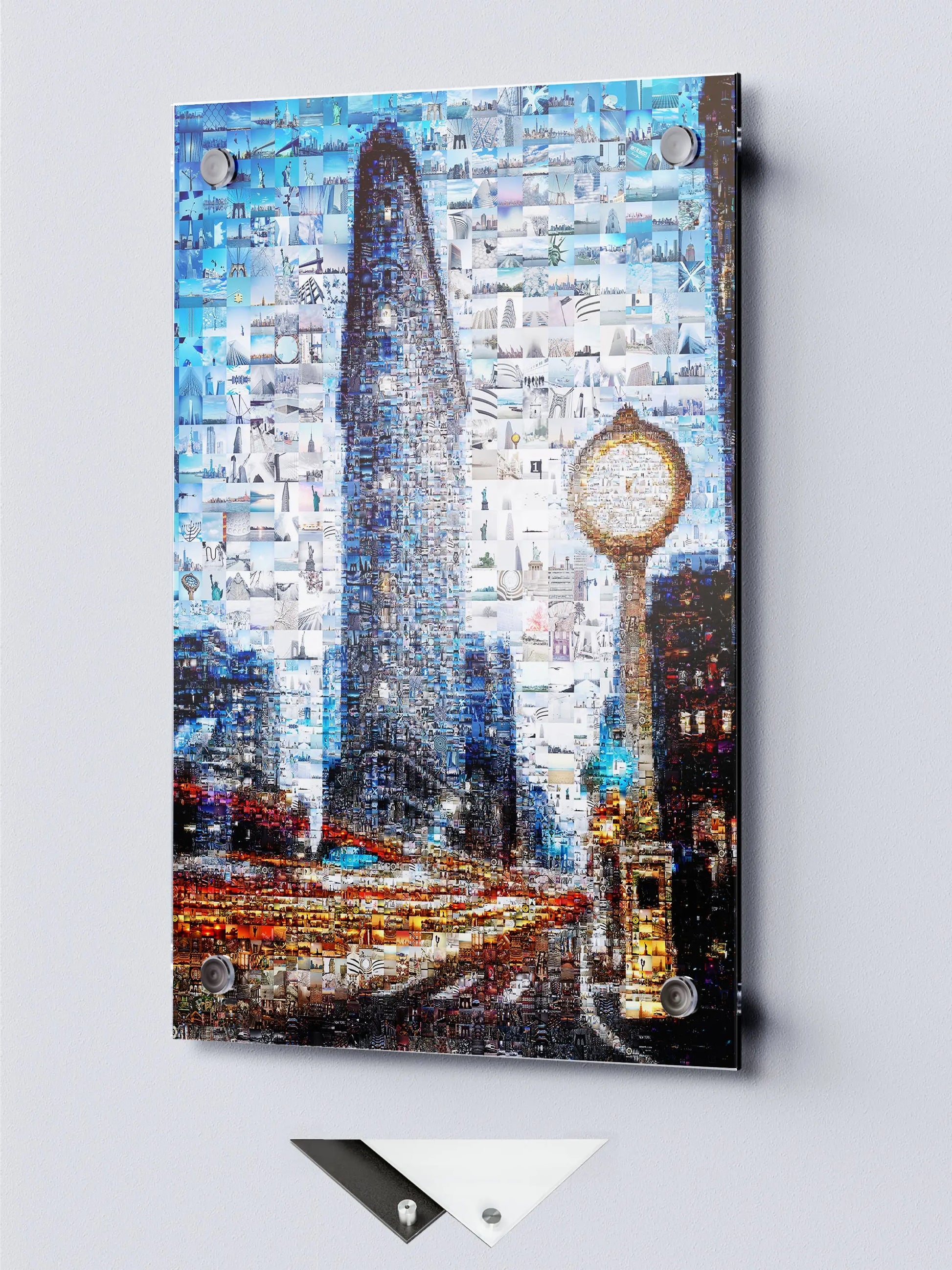 Stunning Mosaic Artwork of Iconic Cityscape - Unique Home Decor for Art Lovers AtelierMosaics