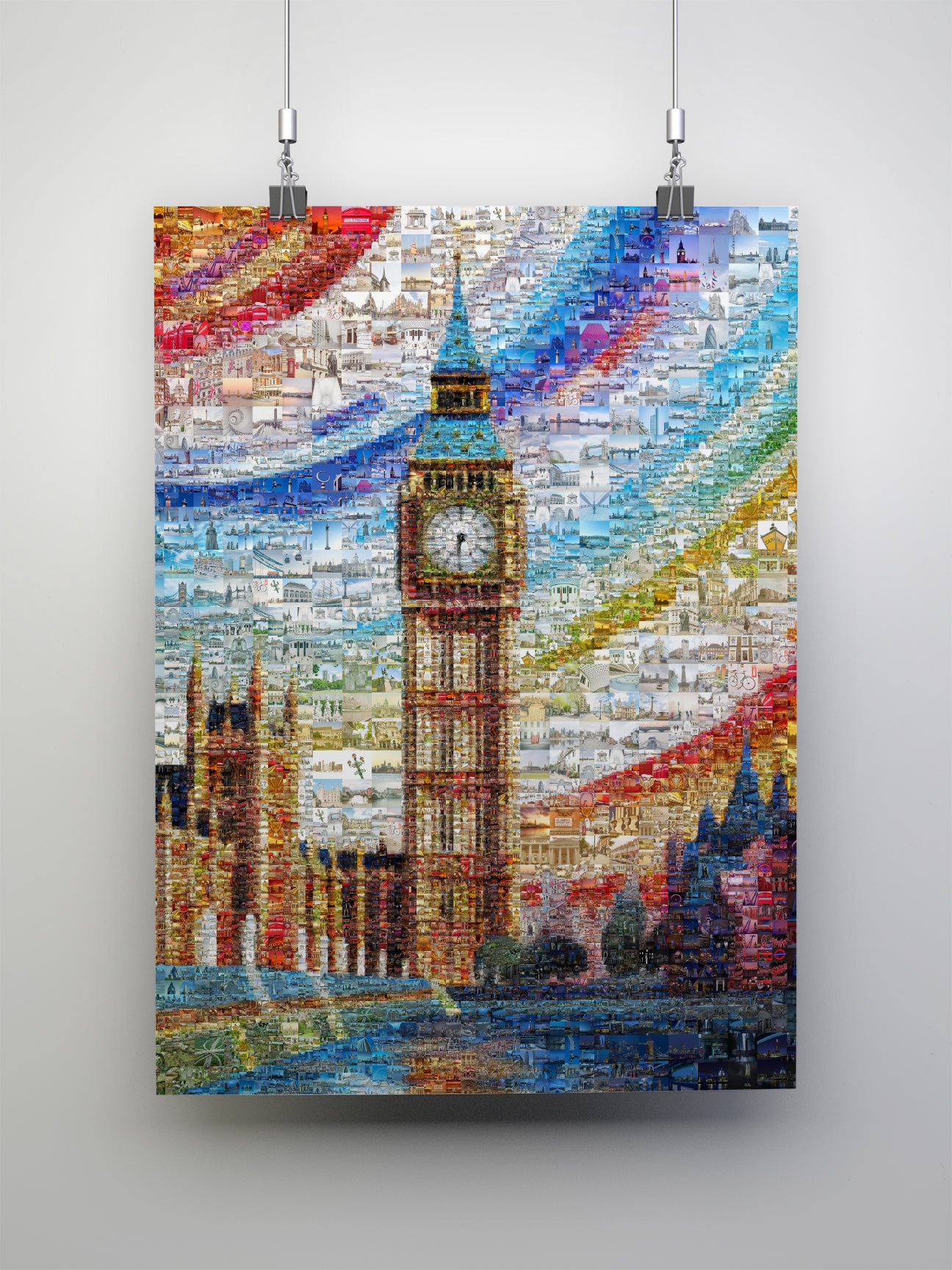 Stunning London Mosaic Artwork Featuring Iconic Landmarks and Vibrant Colors AtelierMosaics