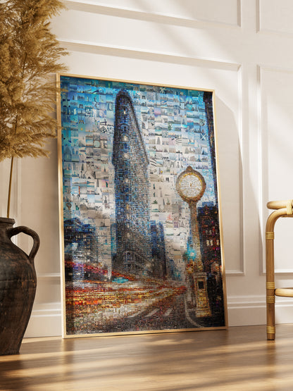 Stunning Mosaic Artwork of Iconic Cityscape - Unique Home Decor for Art Lovers AtelierMosaics