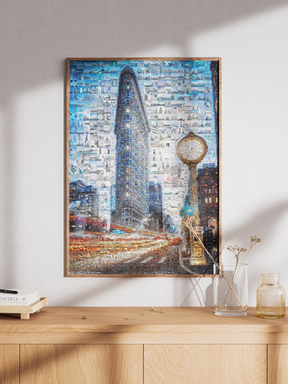 Stunning Mosaic Artwork of Iconic Cityscape - Unique Home Decor for Art Lovers AtelierMosaics