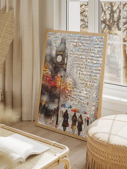 Stunning London Mosaic Artwork - Iconic Landmarks and City Life in One Masterpiece AtelierMosaics