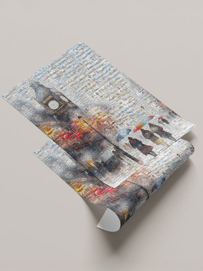 Stunning London Mosaic Artwork - Iconic Landmarks and City Life in One Masterpiece AtelierMosaics