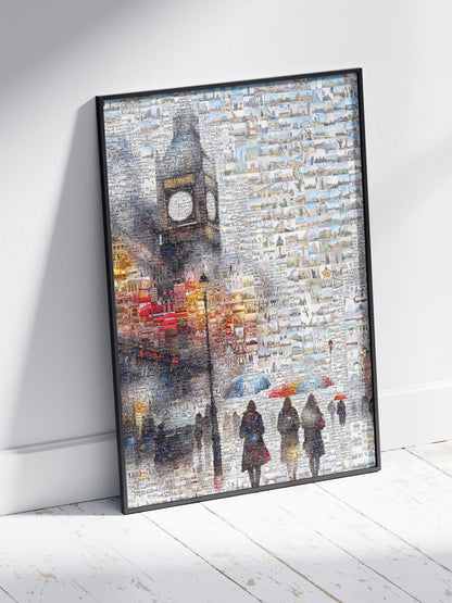 Stunning London Mosaic Artwork - Iconic Landmarks and City Life in One Masterpiece AtelierMosaics