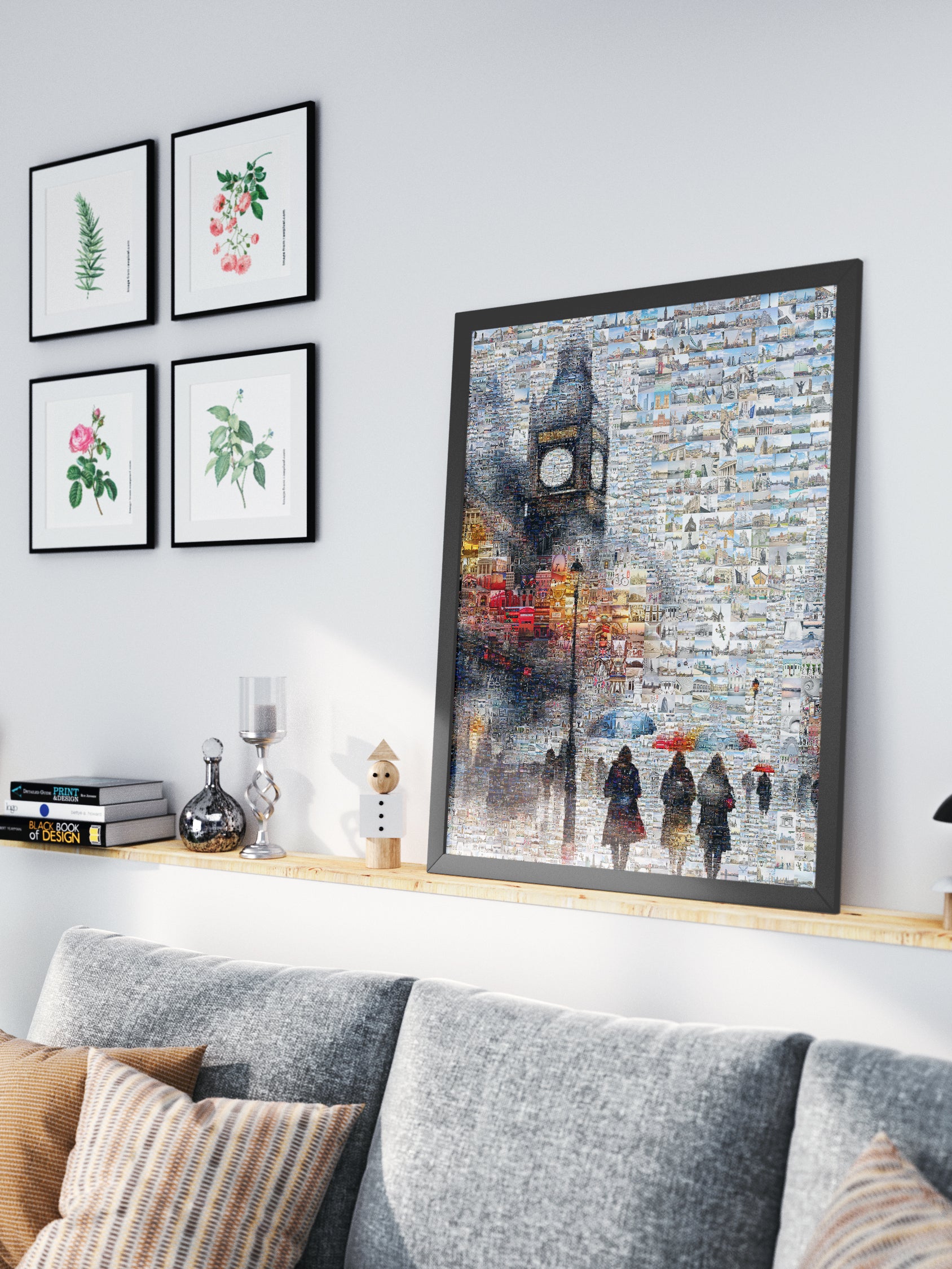 Stunning London Mosaic Artwork - Iconic Landmarks and City Life in One Masterpiece AtelierMosaics