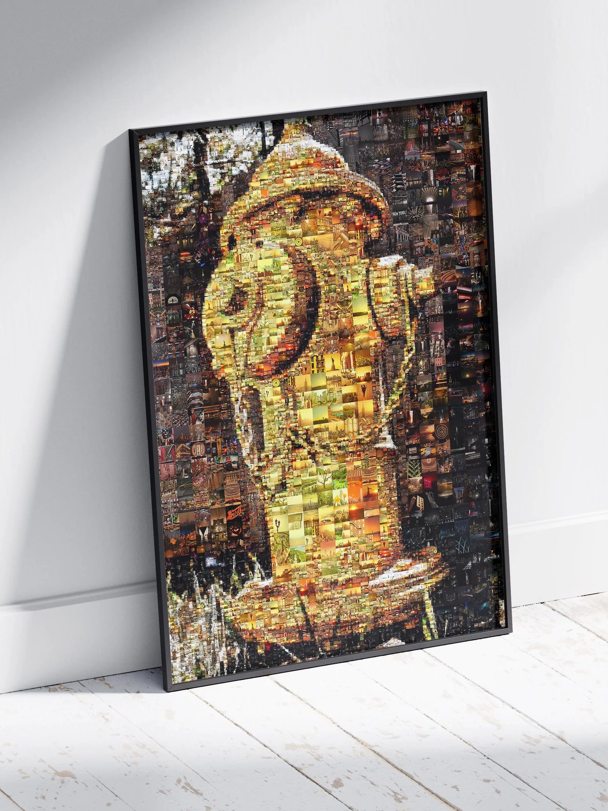 Vibrant Mosaic Art of a Fire Hydrant - Unique Home Decor Piece for Art Lovers AtelierMosaics