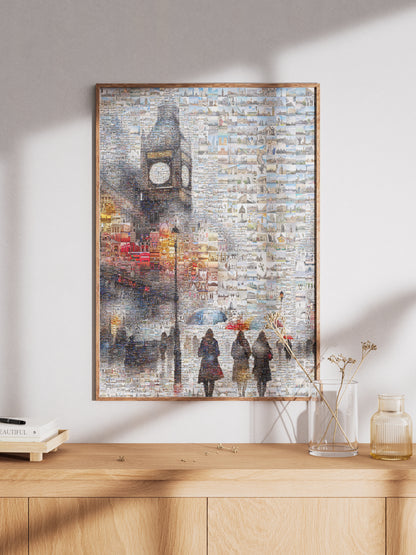 Stunning London Mosaic Artwork - Iconic Landmarks and City Life in One Masterpiece AtelierMosaics
