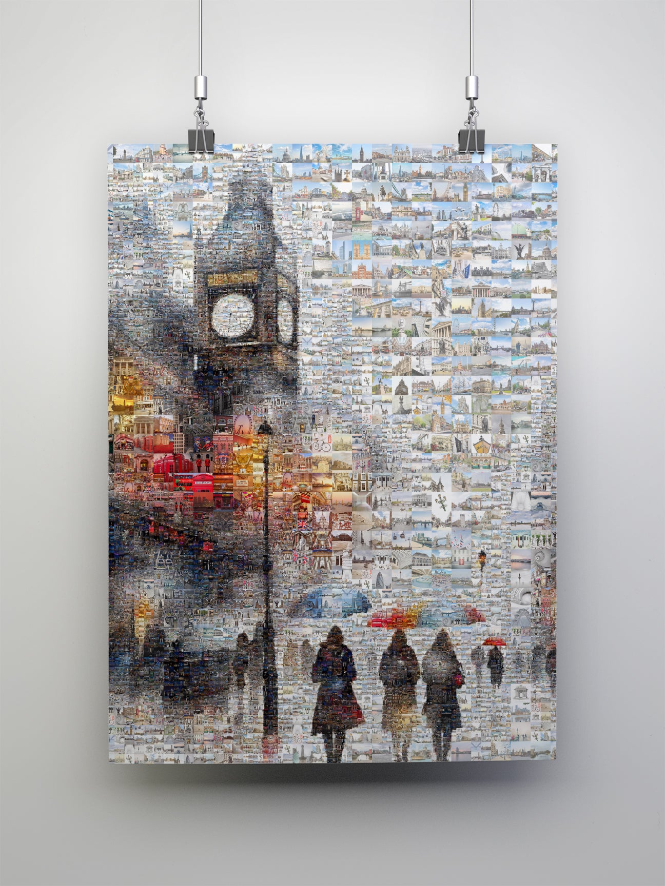 Stunning London Mosaic Artwork - Iconic Landmarks and City Life in One Masterpiece AtelierMosaics