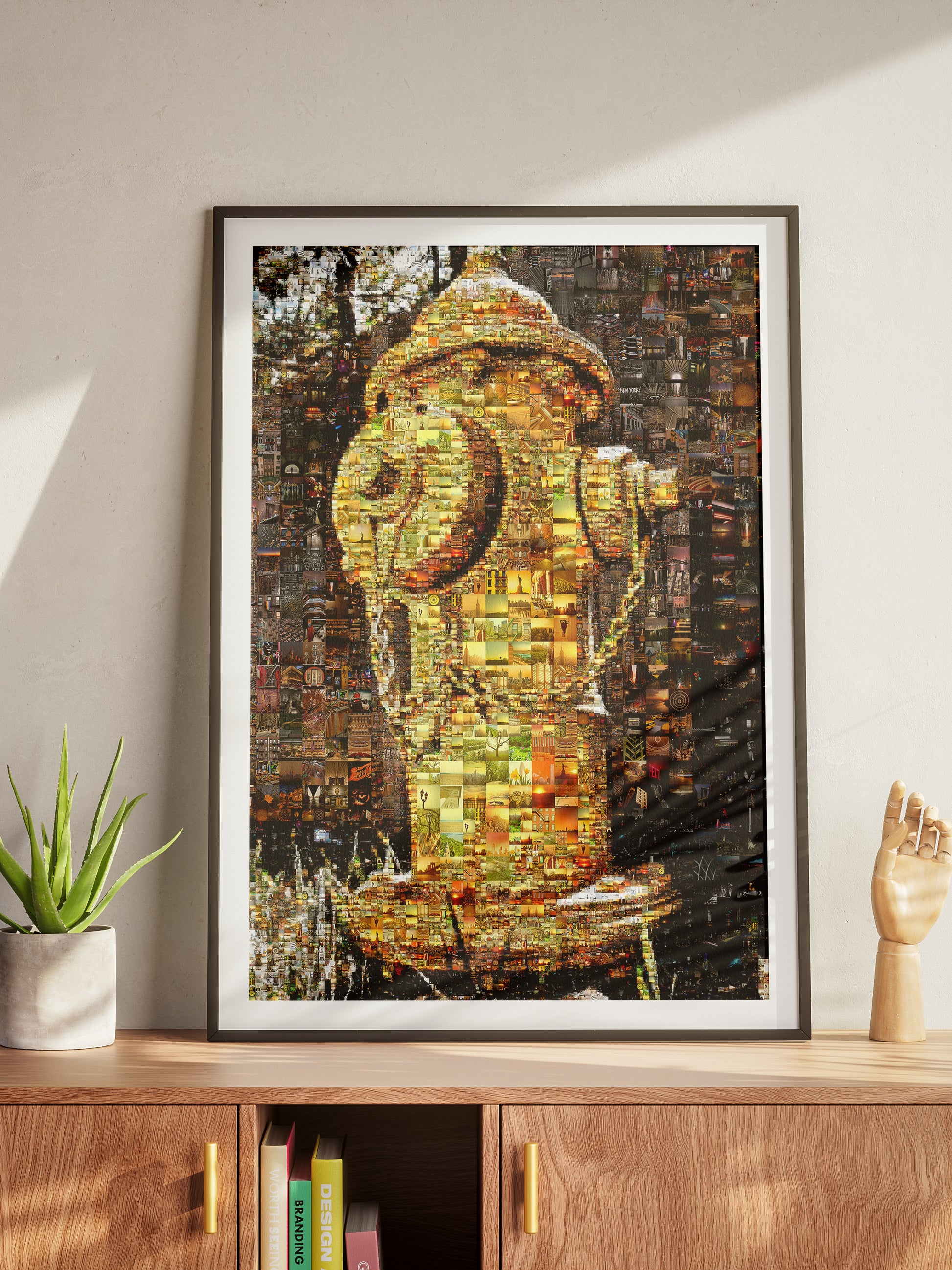 Vibrant Mosaic Art of a Fire Hydrant - Unique Home Decor Piece for Art Lovers AtelierMosaics