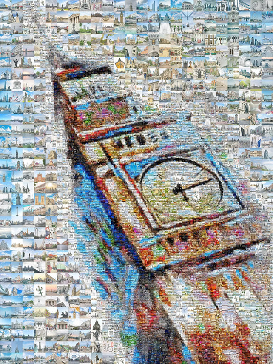 Stunning London Mosaic Artwork - Captivating Cityscape Art Piece for Home and Office Decor AtelierMosaics