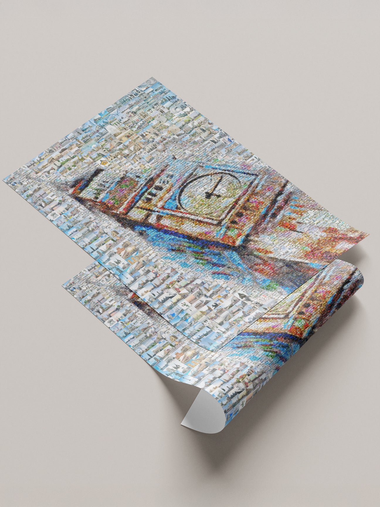 Stunning London Mosaic Artwork - Captivating Cityscape Art Piece for Home and Office Decor AtelierMosaics