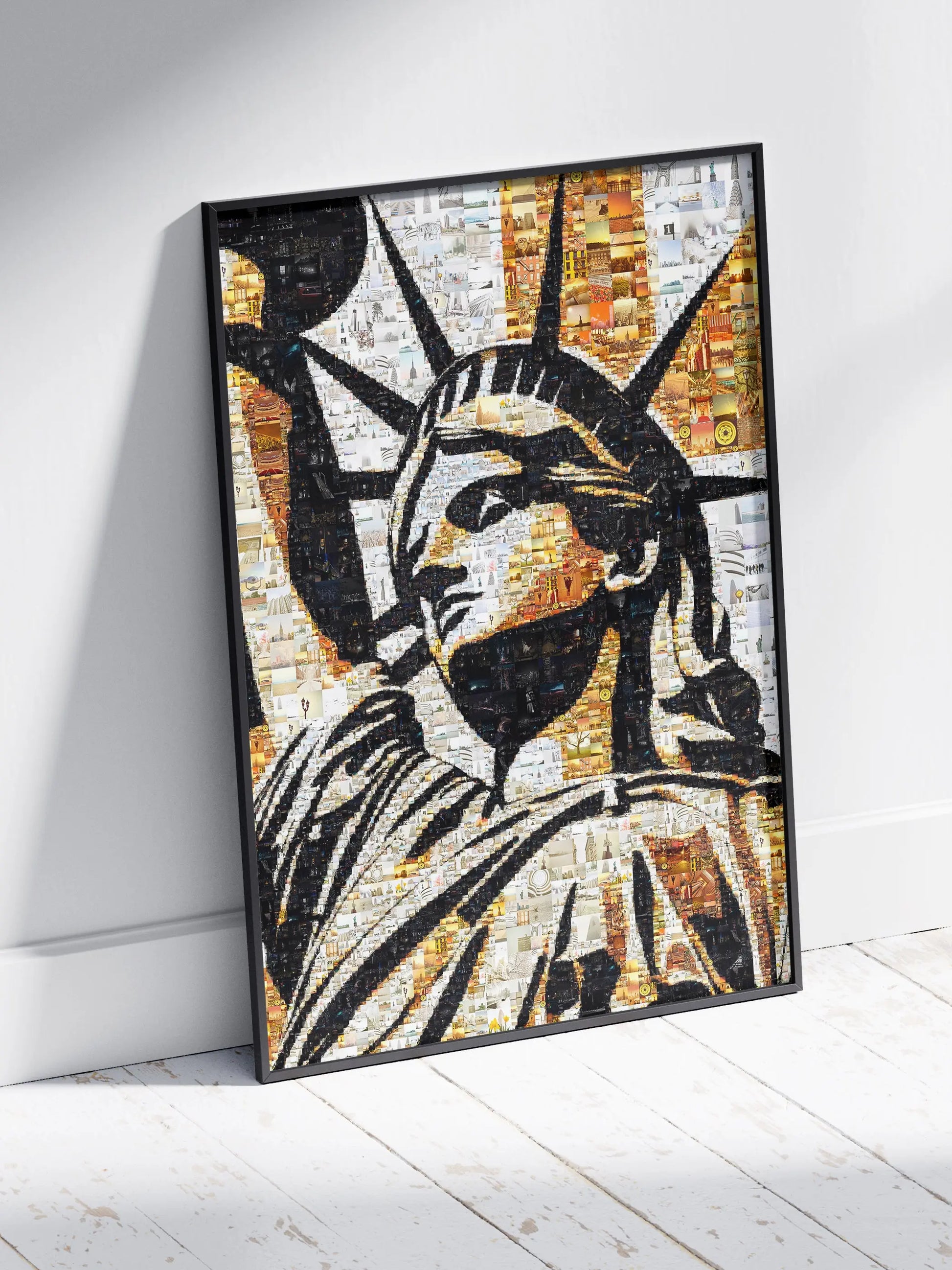 Statue of Liberty Mosaic Art: Unique Wall Decor for Home & Office | Stunning Collectible Art Piece AtelierMosaics