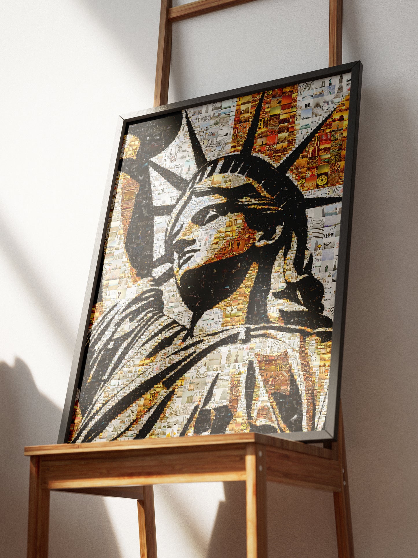 Statue of Liberty Mosaic Art: Unique Wall Decor for Home & Office | Stunning Collectible Art Piece AtelierMosaics