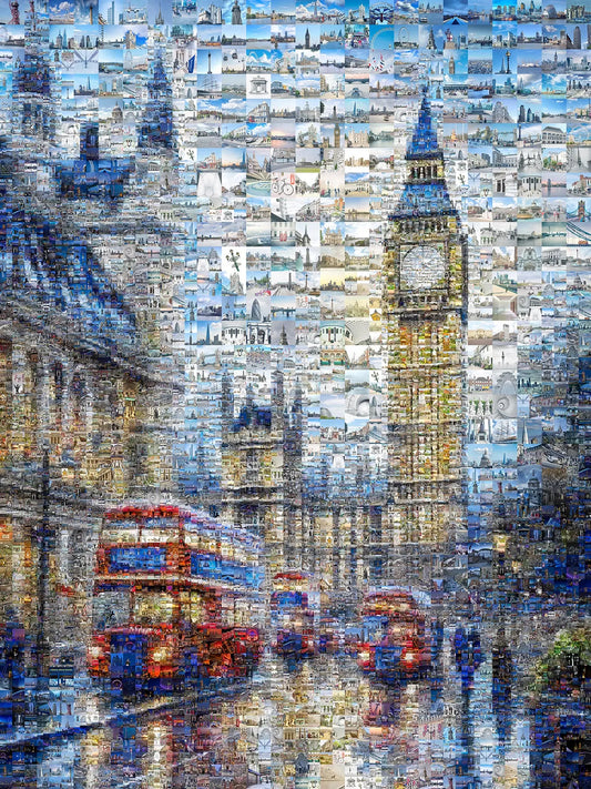 Stunning London Mosaic Artwork Featuring Iconic Landmarks and Vibrant Scenes AtelierMosaics