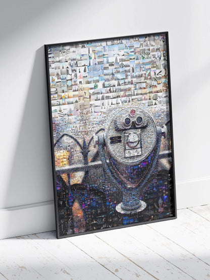 Stunning Urban Mosaic Art - Unique Wall Decor Featuring Iconic Cityscapes and Vivid Imagery AtelierMosaics