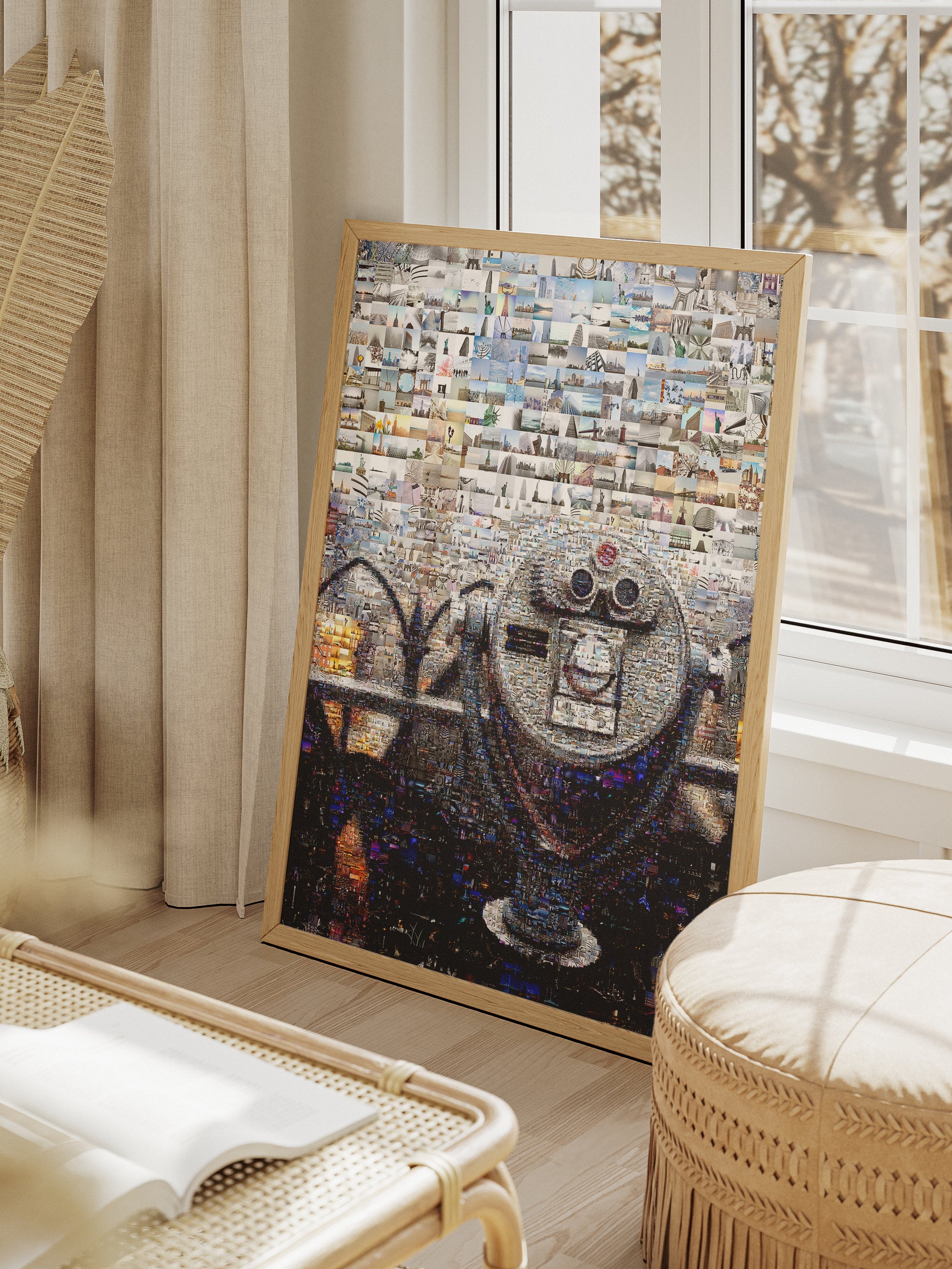 Stunning Urban Mosaic Art - Unique Wall Decor Featuring Iconic Cityscapes and Vivid Imagery AtelierMosaics