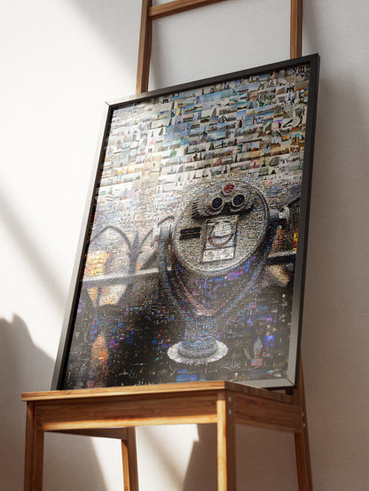 Stunning Urban Mosaic Art - Unique Wall Decor Featuring Iconic Cityscapes and Vivid Imagery AtelierMosaics