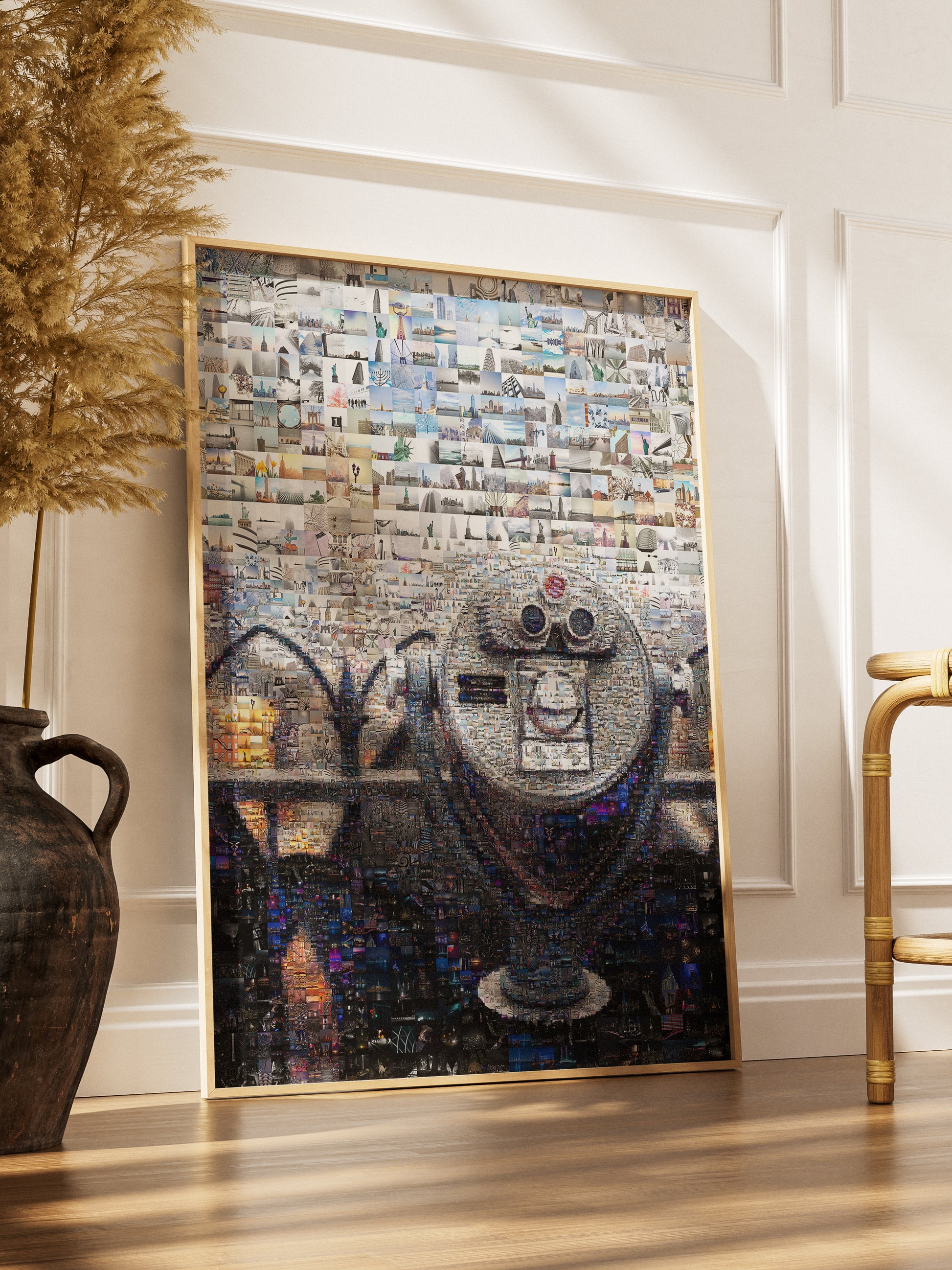 Stunning Urban Mosaic Art - Unique Wall Decor Featuring Iconic Cityscapes and Vivid Imagery AtelierMosaics