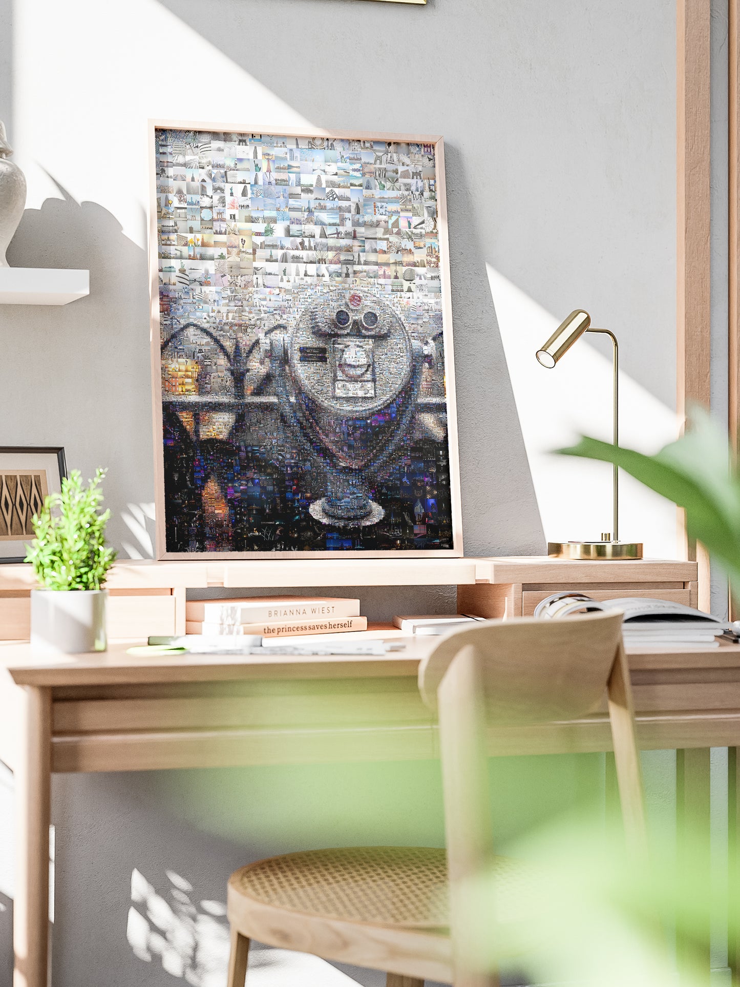 Stunning Urban Mosaic Art - Unique Wall Decor Featuring Iconic Cityscapes and Vivid Imagery AtelierMosaics