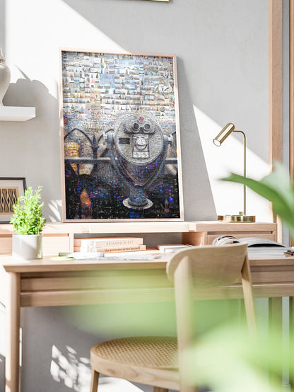 Stunning Urban Mosaic Art - Unique Wall Decor Featuring Iconic Cityscapes and Vivid Imagery AtelierMosaics