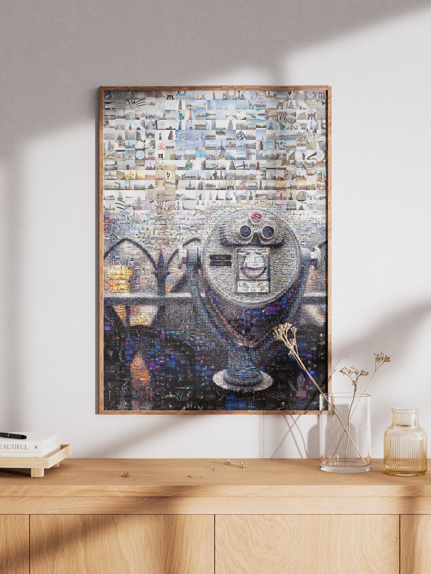 Stunning Urban Mosaic Art - Unique Wall Decor Featuring Iconic Cityscapes and Vivid Imagery AtelierMosaics