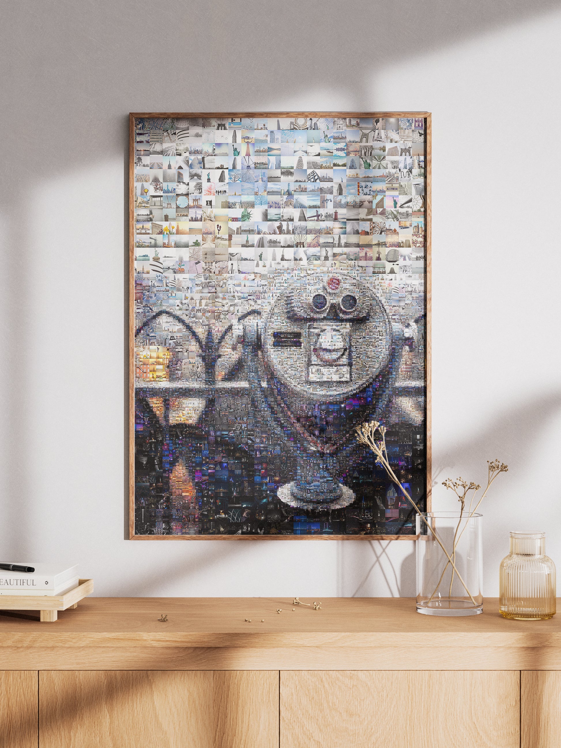 Stunning Urban Mosaic Art - Unique Wall Decor Featuring Iconic Cityscapes and Vivid Imagery AtelierMosaics