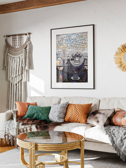 Stunning Urban Mosaic Art - Unique Wall Decor Featuring Iconic Cityscapes and Vivid Imagery AtelierMosaics