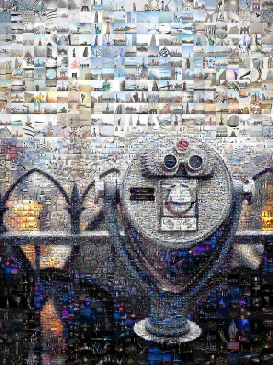 Stunning Urban Mosaic Art - Unique Wall Decor Featuring Iconic Cityscapes and Vivid Imagery AtelierMosaics