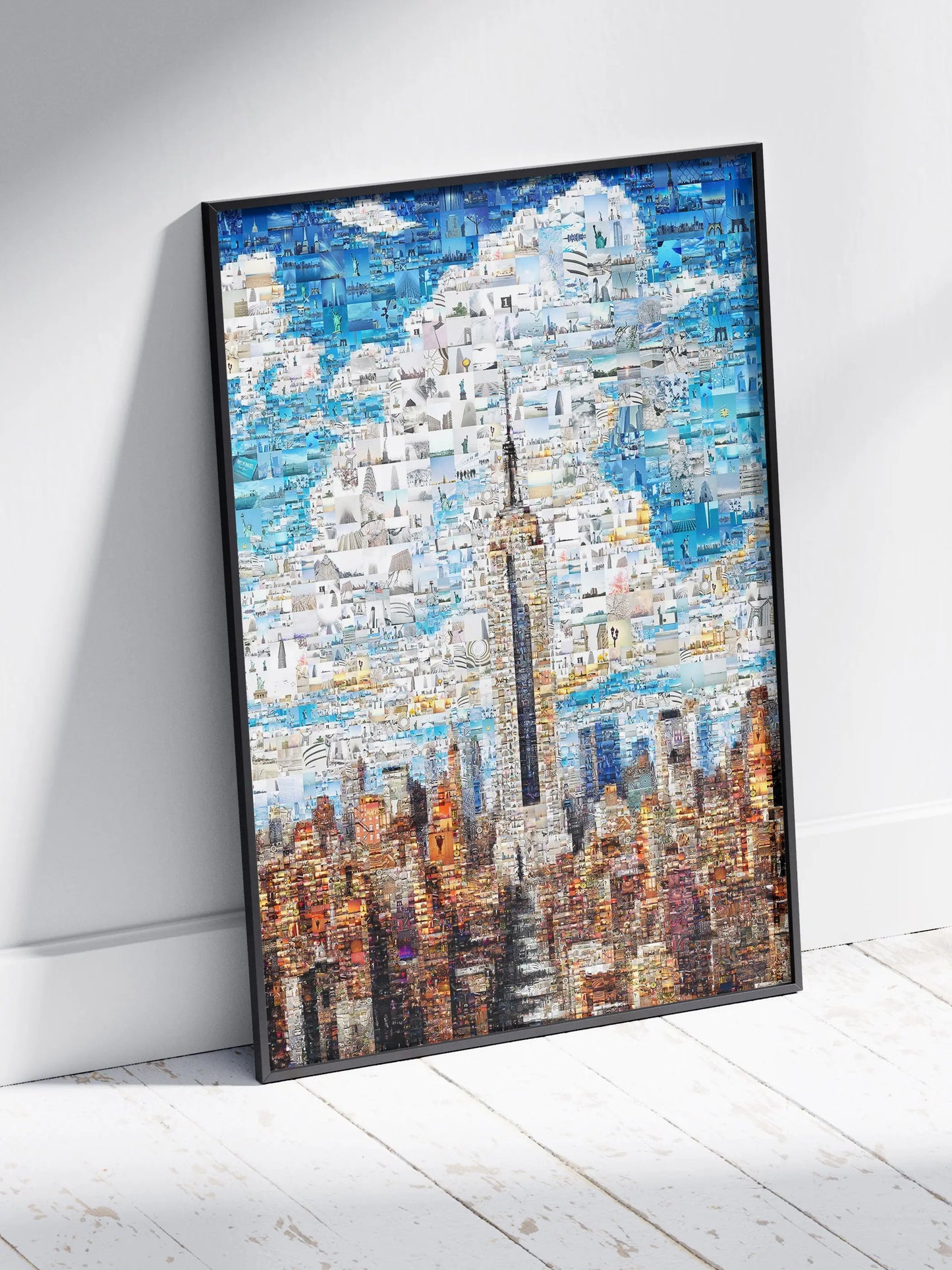 Stunning Mosaic Artwork of New York City Skyline - Unique Wall Art for Home Decor AtelierMosaics