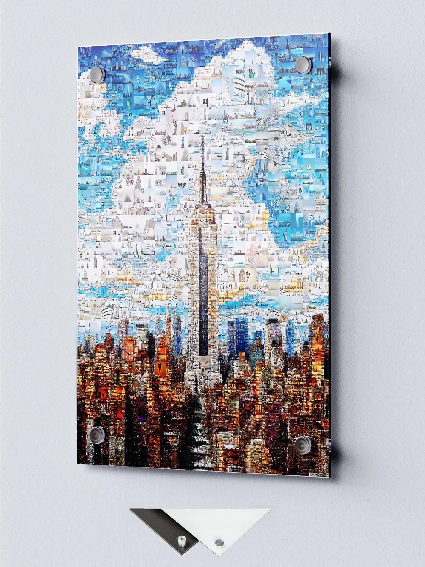 Stunning Mosaic Artwork of New York City Skyline - Unique Wall Art for Home Decor AtelierMosaics