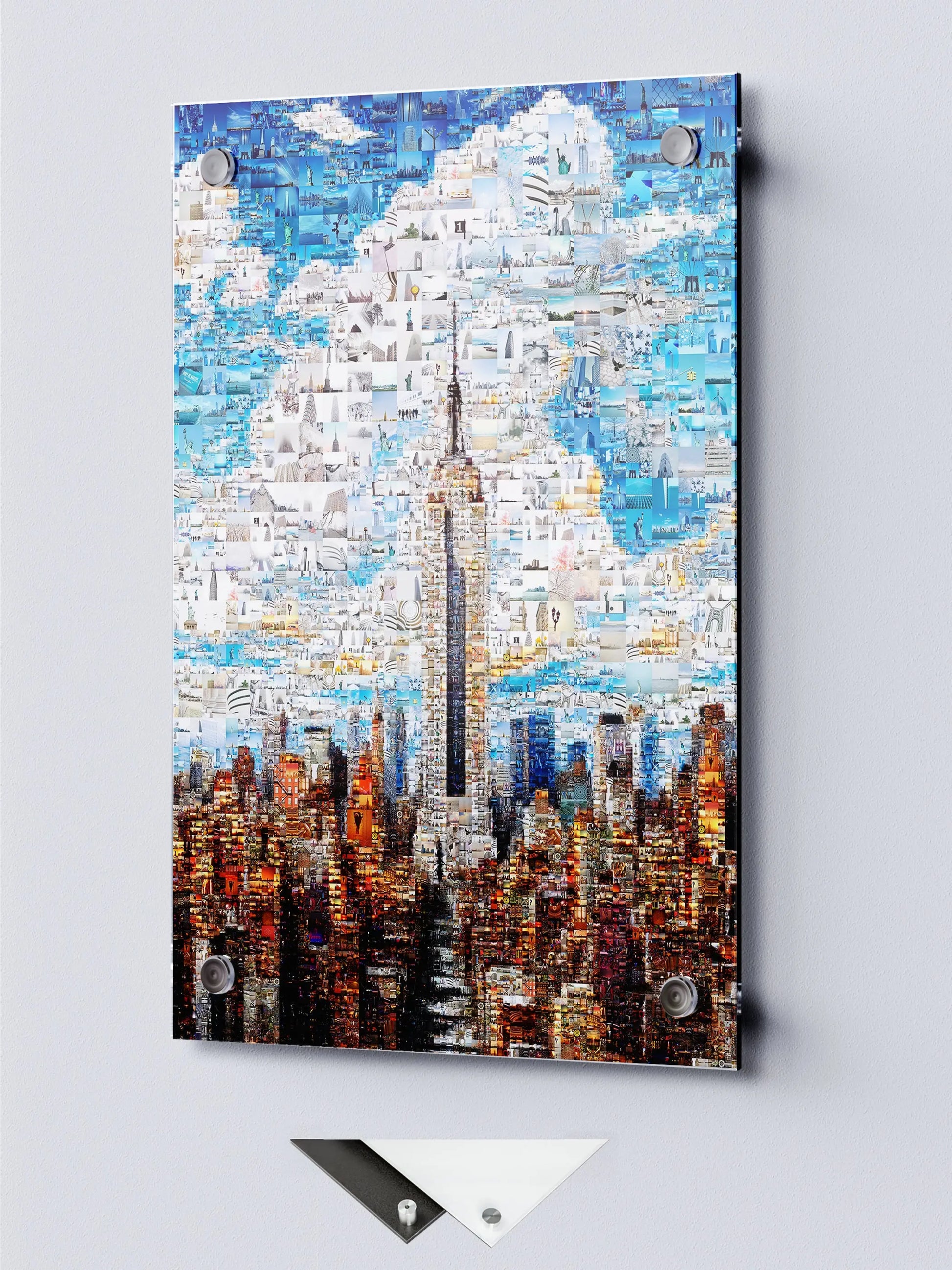 Stunning Mosaic Artwork of New York City Skyline - Unique Wall Art for Home Decor AtelierMosaics