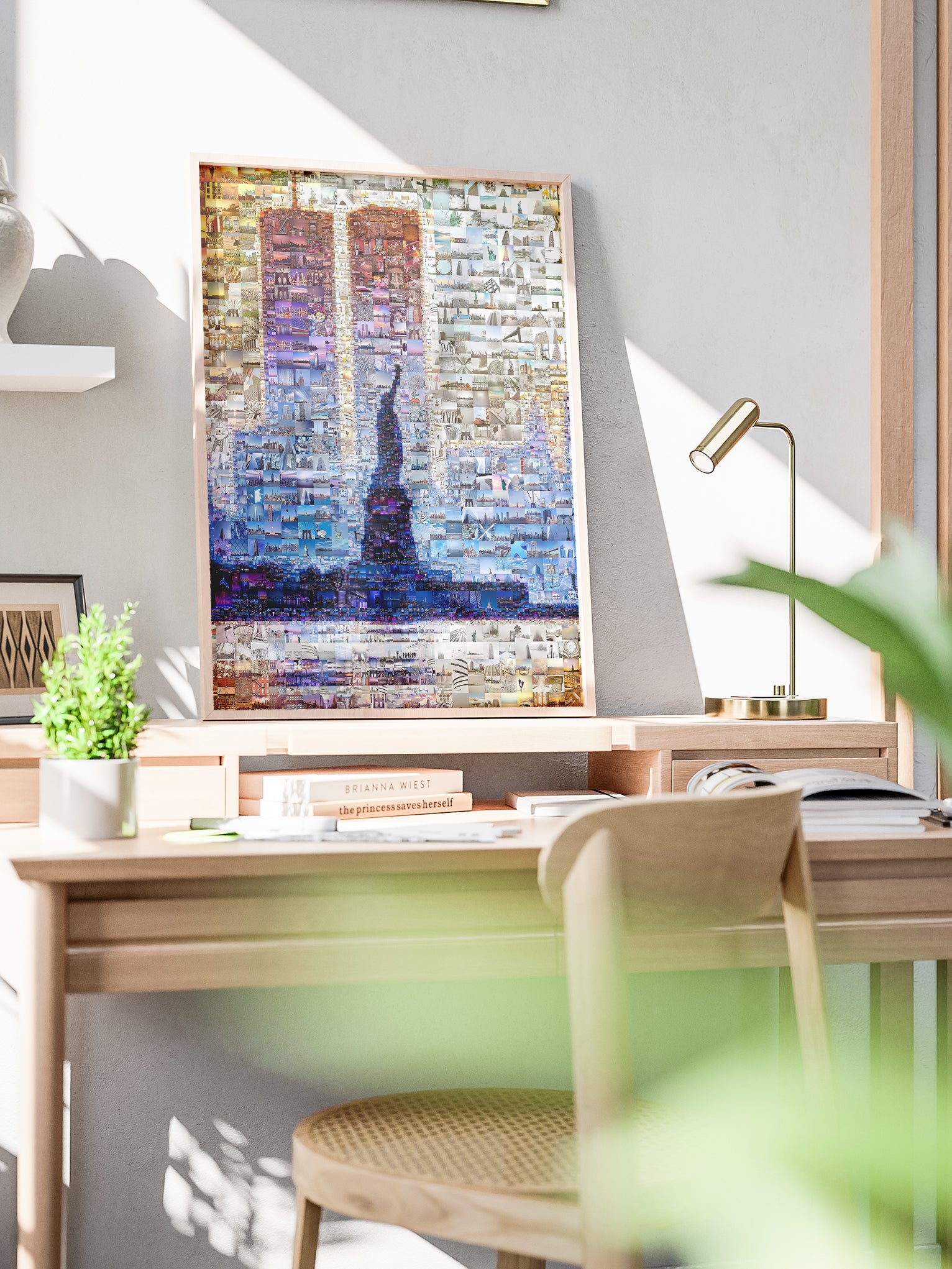 Stunning Mosaic Artwork of Iconic Landmarks - Perfect for Home or Office Decor AtelierMosaics