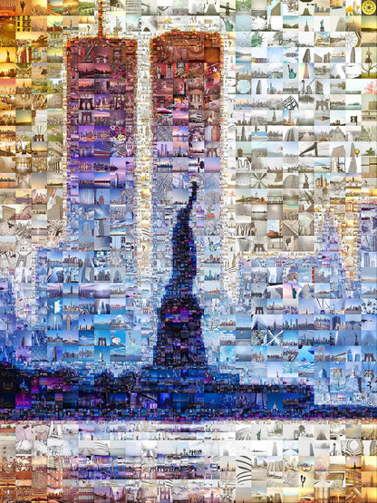 Stunning Mosaic Artwork of Iconic Landmarks - Perfect for Home or Office Decor AtelierMosaics