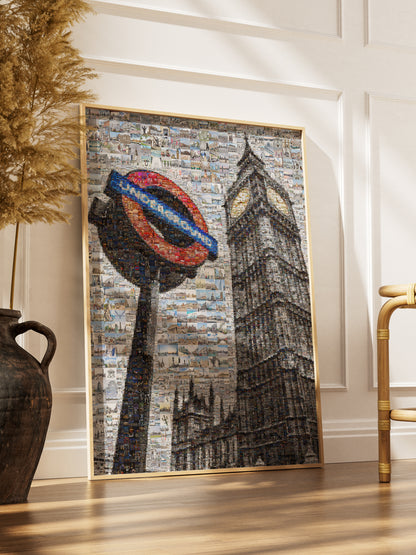 Stunning London Mosaic Artwork Featuring Iconic Landmarks - Perfect for Home Decor AtelierMosaics