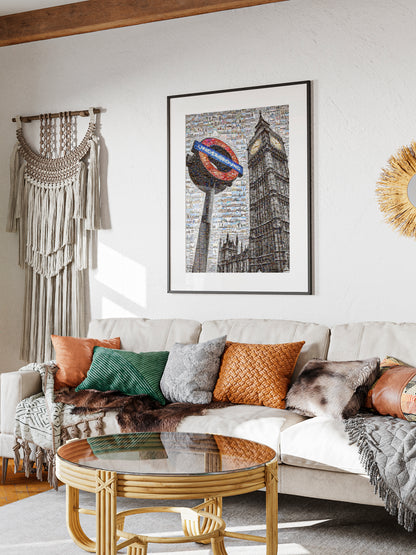 Stunning London Mosaic Artwork Featuring Iconic Landmarks - Perfect for Home Decor AtelierMosaics