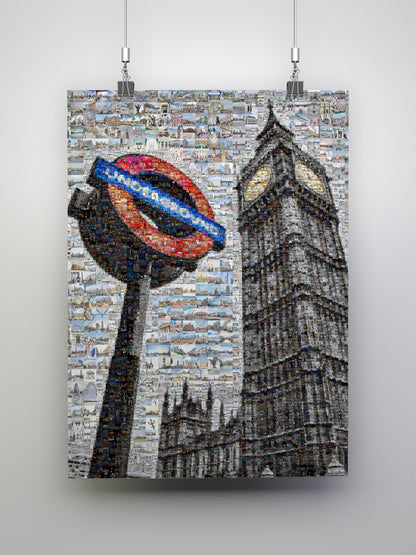 Stunning London Mosaic Artwork Featuring Iconic Landmarks - Perfect for Home Decor AtelierMosaics