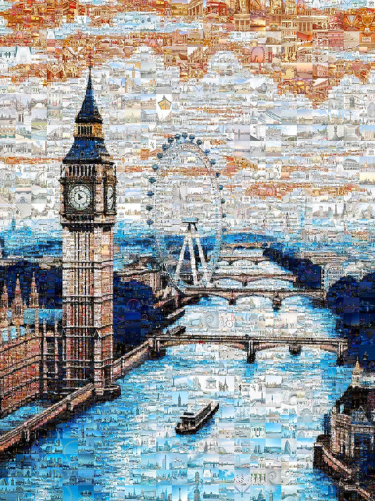 Stunning London Mosaic Artwork: Iconic Landmarks Captured in Vibrant Detail AtelierMosaics