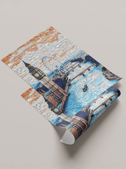 Stunning London Mosaic Artwork: Iconic Landmarks Captured in Vibrant Detail AtelierMosaics