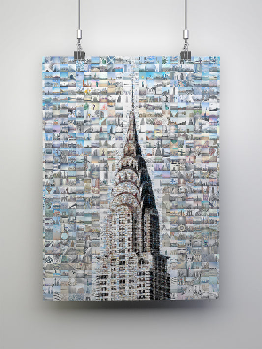 Stunning Mosaic Artwork of Iconic Landmarks – Unique Wall Art for Home Decor