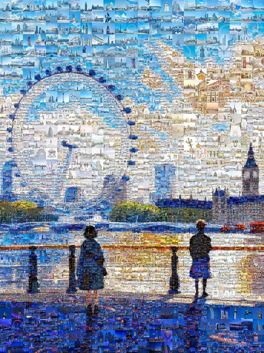 Stunning London Mosaic Artwork - Captivating Cityscape of Iconic Landmarks and Views AtelierMosaics