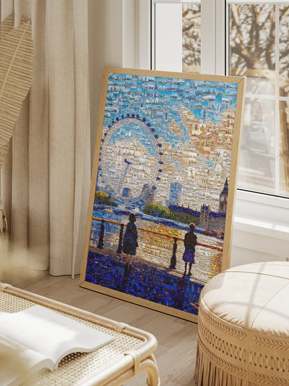 Stunning London Mosaic Artwork - Captivating Cityscape of Iconic Landmarks and Views AtelierMosaics