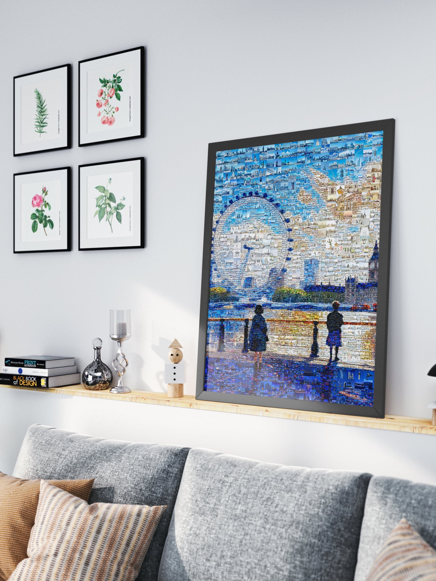 Stunning London Mosaic Artwork - Captivating Cityscape of Iconic Landmarks and Views AtelierMosaics