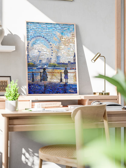 Stunning London Mosaic Artwork - Captivating Cityscape of Iconic Landmarks and Views AtelierMosaics