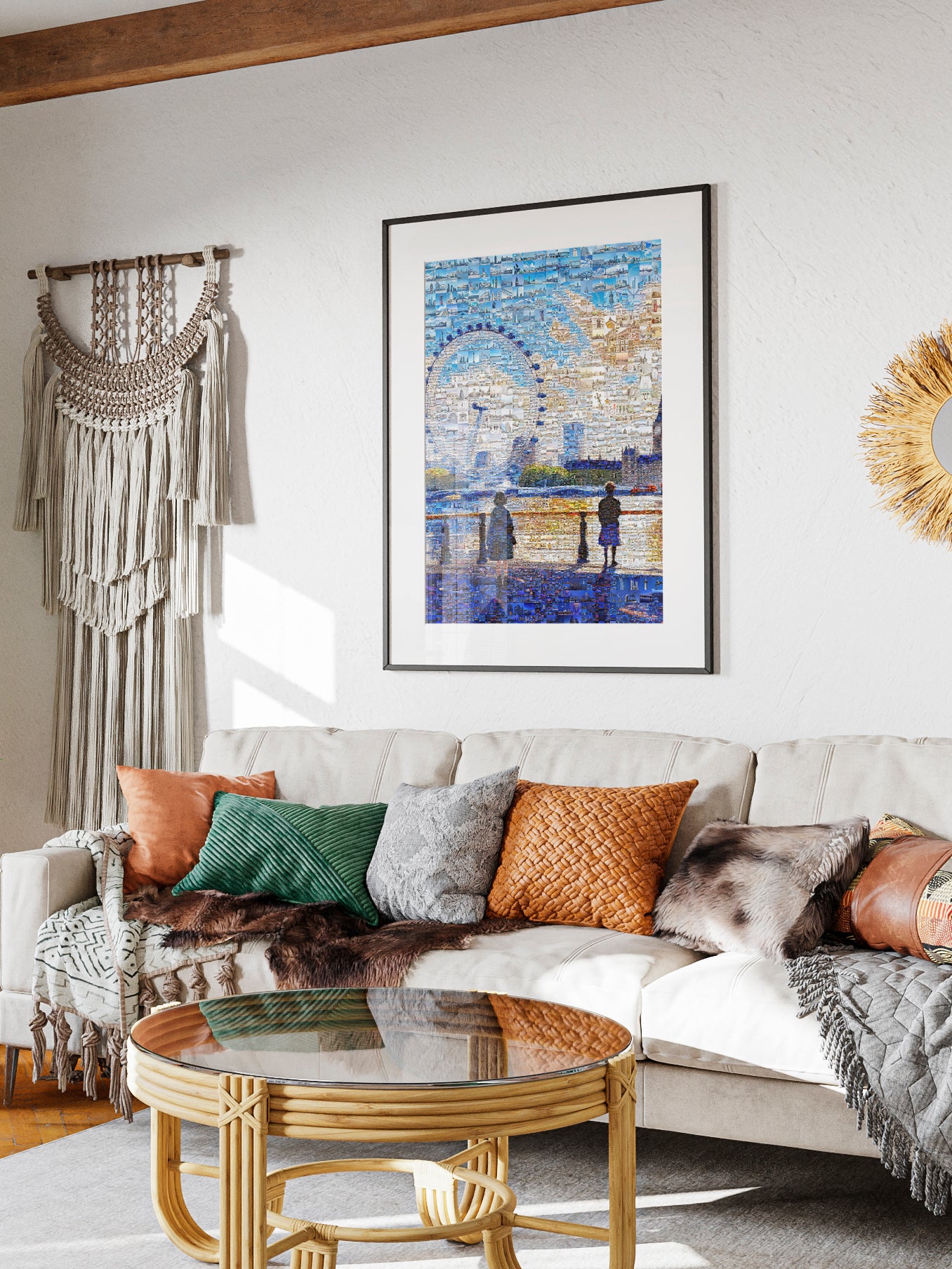 Stunning London Mosaic Artwork - Captivating Cityscape of Iconic Landmarks and Views AtelierMosaics