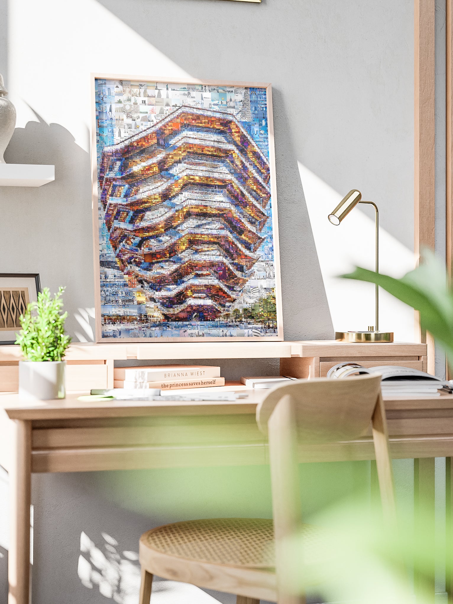 Stunning Mosaic Art Print - Vibrant Multi-Image Wall Decor for Modern Spaces AtelierMosaics