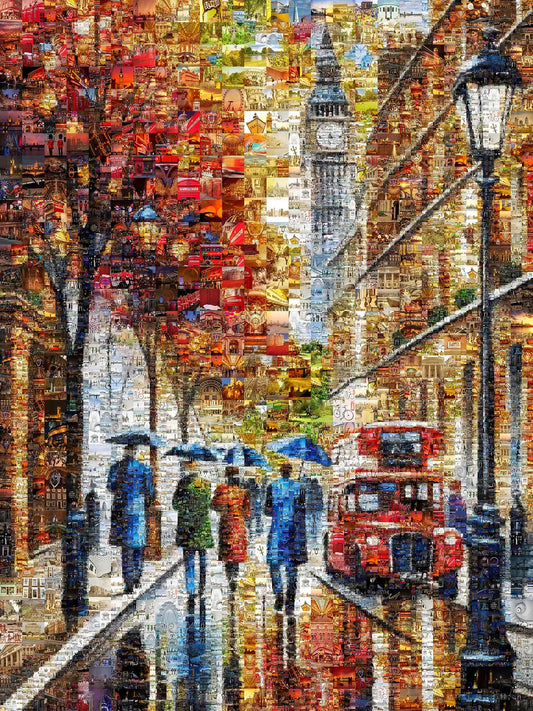 Stunning London Mosaic Artwork - Capture the Essence of the City in Vibrant Colors AtelierMosaics