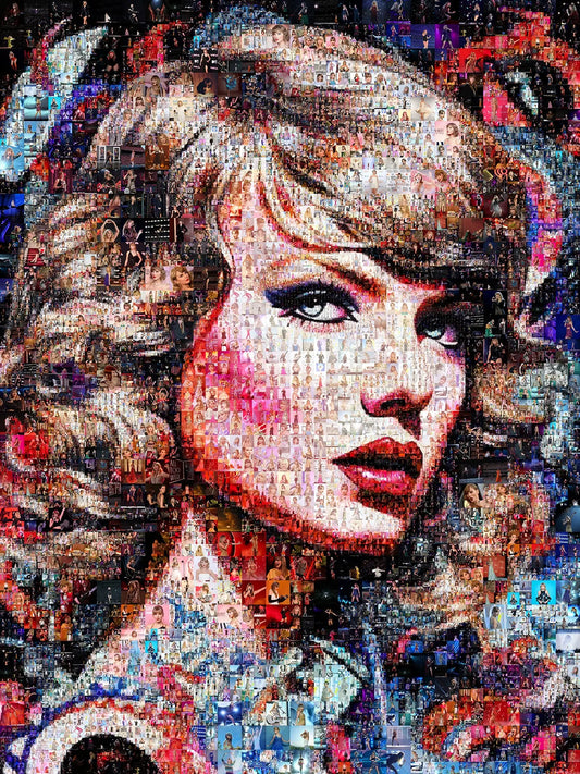 Stunning Taylor Swift Mosaic Artwork – Perfect Gift for Fans and Collectors AtelierMosaics